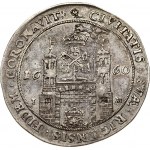Latvia Livonia 1 Thaler 1660 Riga. Charles XI (1660-1697). SWEDISH OCCUPATION. Obverse...