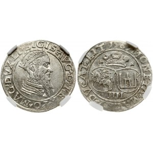 Lithuania 4 Groszy 1567 Vilnius. Sigismund II Augustus (1545-1572) Obverse...
