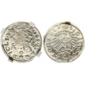 Lithuania 1 Grosz 1609 Vilnius. Sigismund III Vasa (1587-1632). Obverse: Crowned Eagle. Reverse...