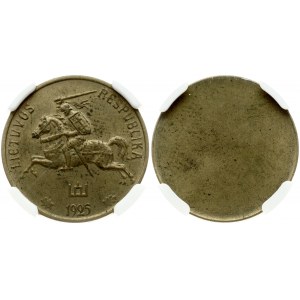 Lithuania 10 Centų 1925 Obverse Trial strike. Obverse: National arms and date. Lettering: LIETUVOS RESPUBLIKA 1925...