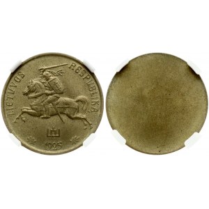 Lithuania 5 Centai 1925 Obverse Trial Strike. Obverse: National arms and date. Lettering: LIETUVOS RESPUBLIKA 1925...