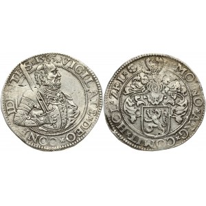 Netherlands HOLLAND 1 Gehelmde Rijksdaalder 'Prinsendaalder' 1585 Obverse...