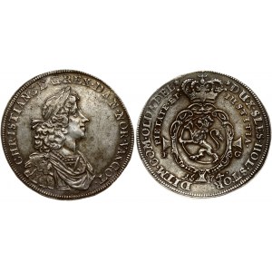 Norway 1 Speciedaler 1674 FG Christian V (1670-1699). Obverse...