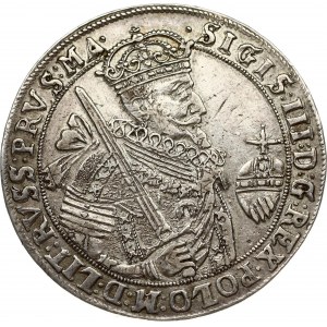 Poland 1 Thaler 1627 Bydgoszcz Sigismund III Vasa (1587-1632). Obverse: Big bust of the ruler to the right; around...
