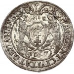 Poland Gdansk 1 Ort 1657 DL John II Casimir Vasa (1649-1668). Obverse: Bust king...