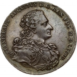 Poland 1 Thaler 1766 FS Stanislaus Augustus(1764-95). Obverse: Bust right. Lettering...