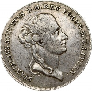 Poland 1 Thaler 1788 EB Stanislaus Augustus(1764-95). Obverse: Head right. Lettering...