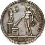 Poland Medal 1796 of Antoni Henryk Radziwill's wedding to Luiza Frederica Hohenzollern. Obverse...
