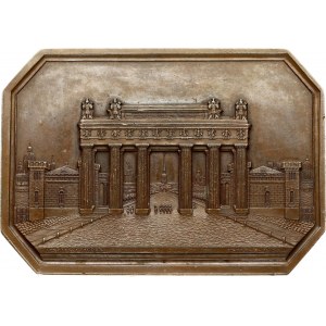 Russia Plaque (1838) Commemorating the Opening of the Moscow Triumphal gates in St Petersburg. St. Petersburg Mint...