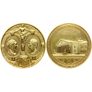 Russia Medal 1873 in memory of the 100th anniversary of the Mining Institute in St Petersburg. St. Petersburg Mint 1873...