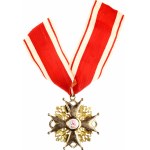 Russia Badge of the Order of St Stanislaus 3rd class (1873-1882). St. Petersburg 1873-1882. Badge of the order...