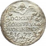 Switzerland Zürich 1 Thaler 1673 Obverse: Arms of Zurich supported by rampant lion with sword at right. Lettering: ...