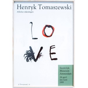 Henryk Tomaszewski (1914 Warszawa - 2005 Warszawa), Love. Henryk Tomaszewski - Affiches tekeningen, 1991