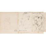 Wlastimil Hofman (1881 Praga - 1970 Szklarska Poręba), Trzy portrety męskie, 1914-1916