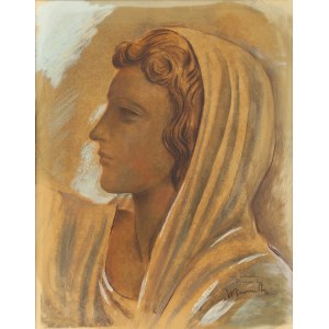 Waclaw Borowski (1885 Lodz - 1954 Lodz), Greek woman, circa 1947