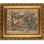Zbigniew Pronaszko (1885 Derebczyn - 1958 Krakow), Landscape with a Cottage, 1926