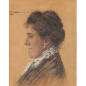 Bronisława Rychter-Janowska (1868 Kraków - 1953 Kraków), Portret pani Błotnickiej, 1906