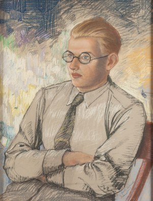 Jarosław Dąbrowiecki, Portret mężczyzny, 1933