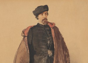 Alfred Izydor Römer (1832 Wilno - 1897 Karolinowo, rejon postawski, obwód witebski), Stojący mężczyzna, 1861