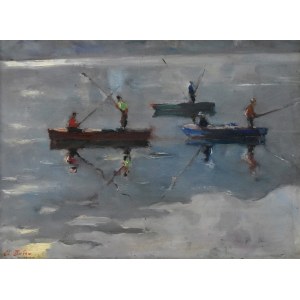 Miron DUDA (1893-1950), Fishermen.