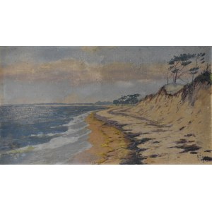 Soter JAXA-MAŁACHOWSKI (1867-1952), „Plaża ze skarpą”, 1923