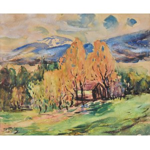 Julian FAŁAT (1853-1929), „Jesień w Beskidach”