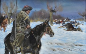 Jerzy KOSSAK (1886-1955), „Bolszewik na koniu”, 1935