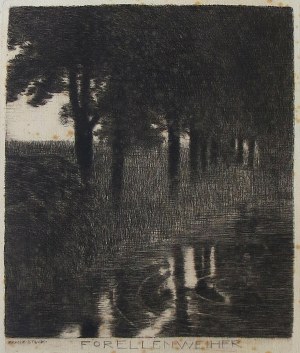 Franz von STUCK (1863-1928), „Forellenweiher”, ok. 1890