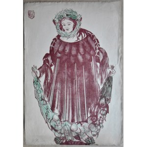 Zofia STRYJEŃSKA (1894-1976), „14. Cyca z teki Bożki Słowiańskie”, 1918