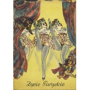 [BEREZOWSKA Maja]. Życie paryskie. Program. Państwowa Operetka w Warszawie. Warszawa: Państwowa Operetka...