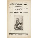 [CATALOG]. Antiquarian Lamus Heraldic. Nos. 1-26 (no. 3, 5, 6, 12, 20 missing). Warsaw...