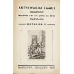 [KATALOG]. Antiquarischer Lamus Heraldic. Nr. 1-26 (Nr. 3, 5, 6, 12, 20 fehlen). Warschau...