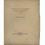 FIRST Congress of Polish Bibljophiles in Cracow June 28-30, 1925. report. Kraków: Tow...