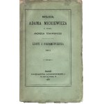 (MICKIEWICZ Adam, TOWIAŃSKI Andrzej): Adam Mickiewiczs Mitwisserschaft im Fall von Andrzej Towiański....