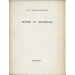 BRZĘKOWSKI Jan (1903-1983): Lettres en souffrance. Paris: Chambelland, 1972. - 47, [6] S., 20,5 cm, Broschur....