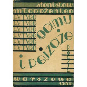 MŁODOŻENIEC Stanisław (1895-1959): Futuro - gama and futuro - landscapes. 1st ed. Warsaw: publisher's imprint. Wąkopy...