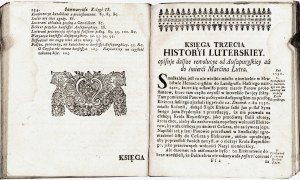 POSZAKOWSKI Jan (1684-1759): Historya Luterska o Początkach y Roskrzewieniu się tey Sekty...