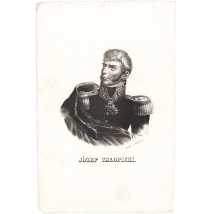 CHŁOPICKI Józef (1771-1854). Portret w mundurze galowym z orderami. [Warszawa: Druck v. A. Feilgenhauer...