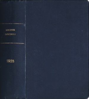 ROCZNIK Oficerski 1928. Warszawa: Ministerstwo Spraw Wojskowych, 1928. - [4], XIII, 1108, XXIVb, 152b s....