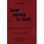 HONIGWILL Ludwik (1887-1977): Sharp answer to Sharp. New York: Polish Socialist Alliance in USA, [1954]...