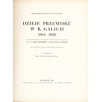 SARYUSZ-ZALESKI Wojciech: Dzieje przemysłu w b. Galicji 1804-1929...