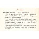 KONSTYTUCJA Polskiej Rzeczypospolitej Ludowej. Uchwalona przez Sejm Ustawodawczy w dniu 22 lipca 1952 r...