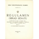 REGULAMIN Obrad Senatu uchwalony w dniu 24 marca 1923 r...