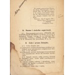 STATUT Związku Artystów Scen Polskich. Warszawa: Druk. Jan Świętoński i S-ka, 1926. - 15 s., 19 cm, brosz...