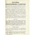 USTAWY Karne tymczasowo obowiązujące w Królestwie Polskim (wydane do dnia 7 grudnia 1917). Cz. I...