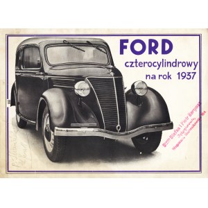 FORD czterocylindrowy na rok 1937. [Kopenhaga: Ford Motor Company, 1935]. - [9] il....