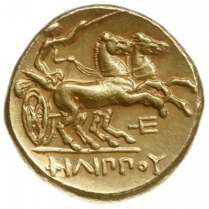 stater 340-328, Amphipolis; Aw: Głowa Apollina w prawo;...