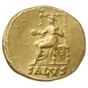 aureus 65-66, Rzym; Aw: Popiersie cesarza w prawo, NERO...