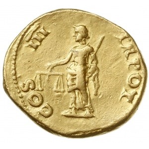 aureus 70-71, Lugdunum (Lyon); Aw: Popiersie cesarza w ...
