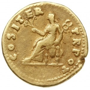 aureus 70, Rzym; Aw: Popiersie cesarza w prawo, IMP CAE...